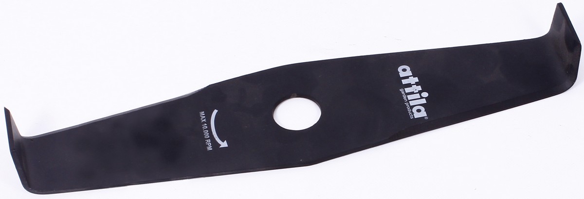 Nôž 2-zubový,mulčovací s ohnutým koncom- 300x25.4 SP.3.0mm