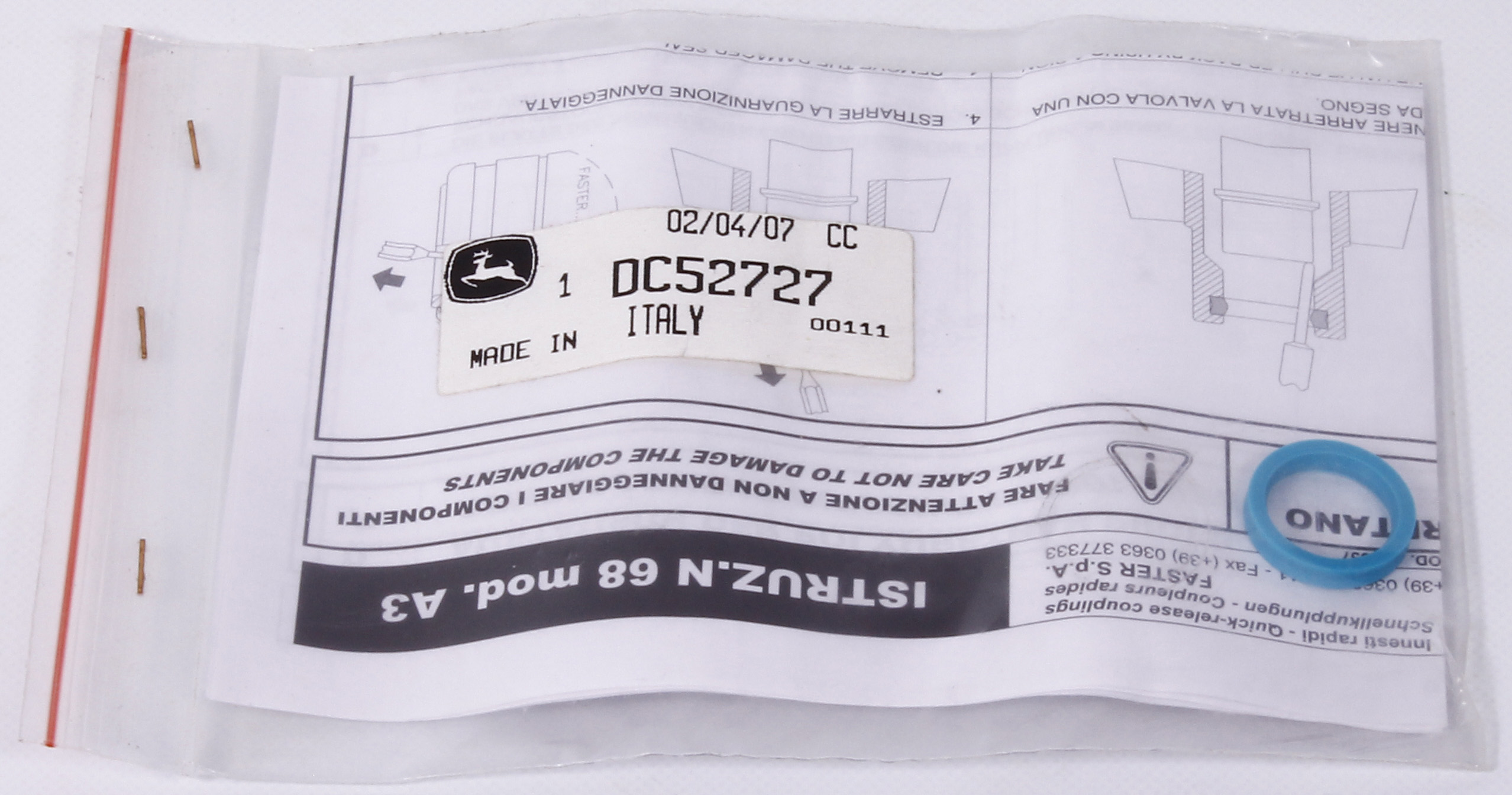 John Deere DC52727 Tesnenie