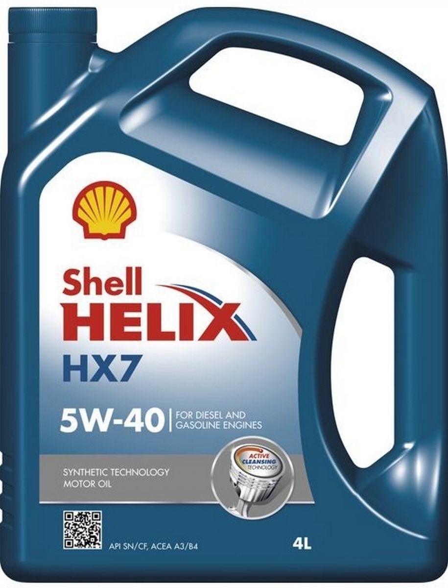 Shell Helix HX7 5W40 4L (modré balenie)