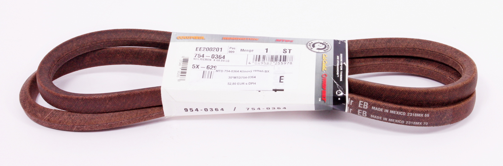 MTD 754-0364 Klinový remeň BX68.04 LG KEVLAR / 954-0364 / 57275167